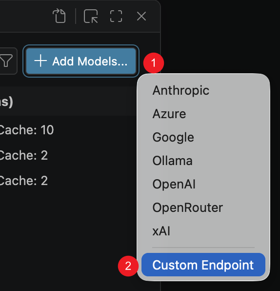 添加 Custom Endpoint 类型的模型 添加 Custom Endpoint 类型的模型