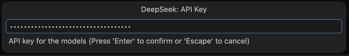 填写自己的 API Key 填写自己的 API Key